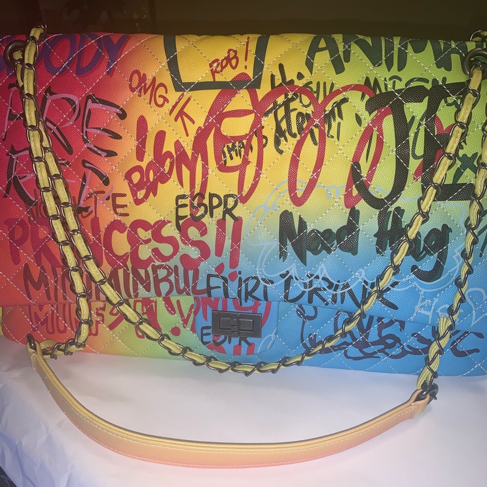 Large Graffiti Purse